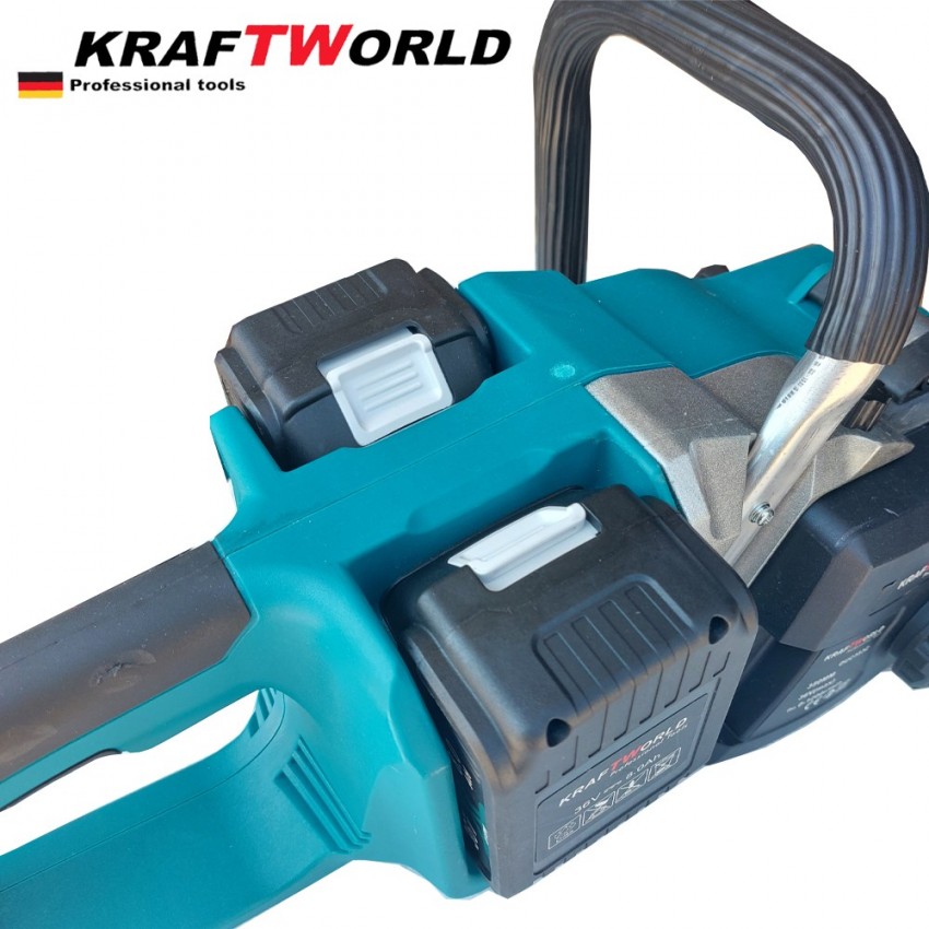 Акумулаторна Резачка за Дърва 36V 8Ah+ 2 Батерии KraftWorld GERMANY