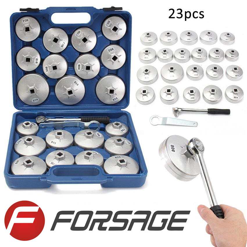 Ключове за маслен филтър Forsage , универсални 1/2", 23 части к-т