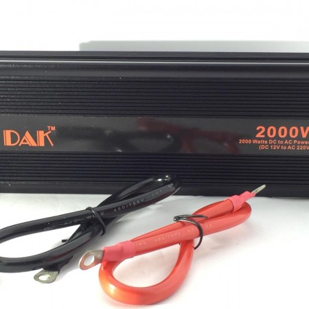 Инвертор на напрежение 2000w Dak за кола/камион 12V / 24V