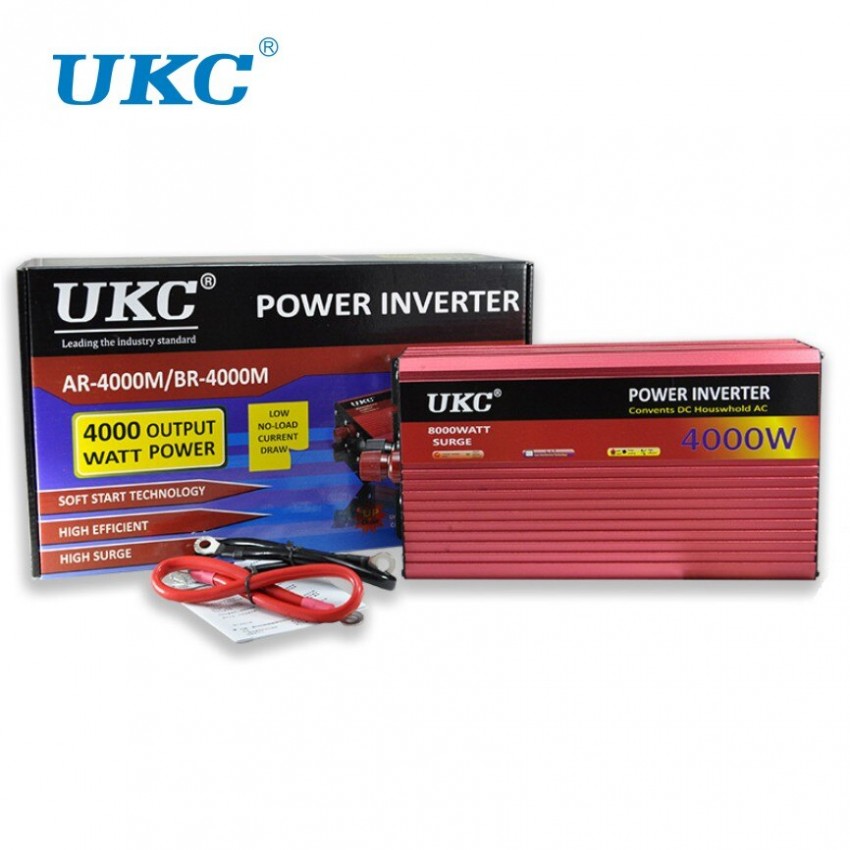 Инвертор на напрежение UKC 4000W 12V / 24V / 220V, Инвертер 4000В