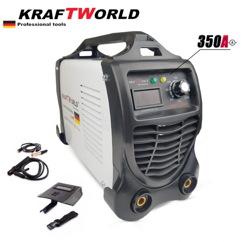 Немски Инверторен Електрожен Kraft World 350А с дислей