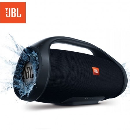 Тонколона JBL Boombox, водоустойчива, безжична, с вградена батерия, зареждащa мобилни устройства, черна